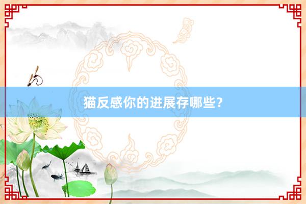 猫反感你的进展存哪些？